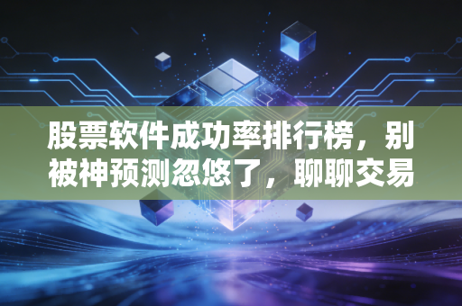 股票软件成功率排行榜,别被神预测忽悠了,聊聊交易软件背后的真实逻辑