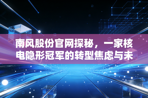 南风股份官网探秘，一家核电隐形冠军的转型焦虑与未来赌注