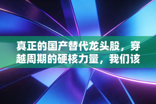 真正的国产替代龙头股,穿越周期的硬核力量,我们该如何抓住下一个十年?