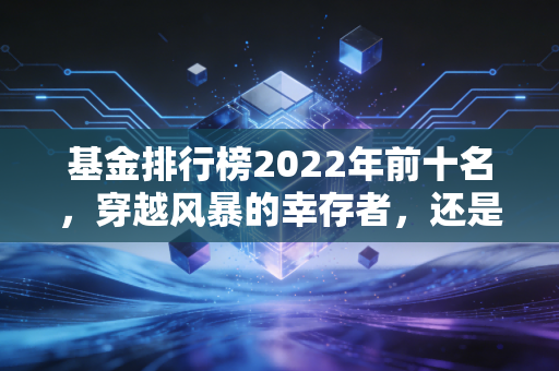 基金排行榜2022年前十名,穿越风暴的幸存者,还是时代的弄潮儿?