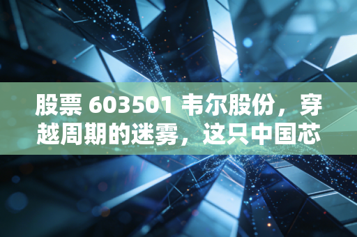 股票 603501 韦尔股份,穿越周期的迷雾,这只中国芯眼睛还能看多远?