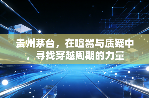 贵州茅台，在喧嚣与质疑中，寻找穿越周期的力量