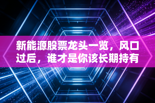 新能源股票龙头一览，风口过后，谁才是你该长期持有的真金白银？