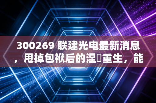 300269 联建光电最新消息，甩掉包袱后的涅槃重生，能否在LED红海中杀出一条血路？