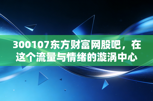 300107东方财富网股吧，在这个流量与情绪的漩涡中心，散户的悲欢离合究竟如何上演？