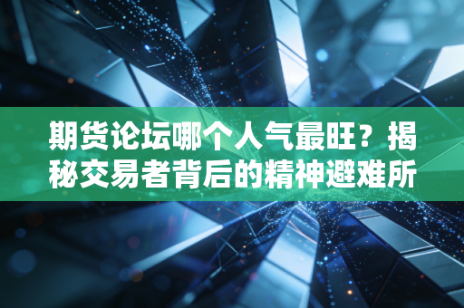 期货论坛哪个人气最旺?揭秘交易者背后的精神避难所与修罗场