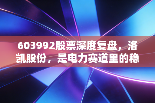 603992股票深度复盘，洛凯股份，是电力赛道里的稳健压舱石还是平庸跟随者？