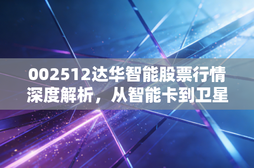 002512达华智能股票行情深度解析,从智能卡到卫星通信,这只老牌妖股还能翻身吗?