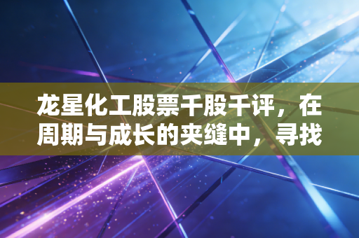 龙星化工股票千股千评，在周期与成长的夹缝中，寻找被低估的黑色黄金