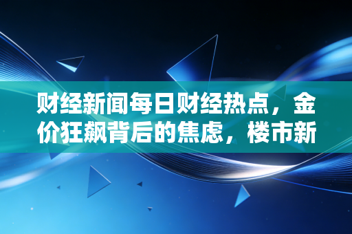 财经新闻每日财经热点，金价狂飙背后的焦虑，楼市新政的疗效与普通人如何守住钱袋子