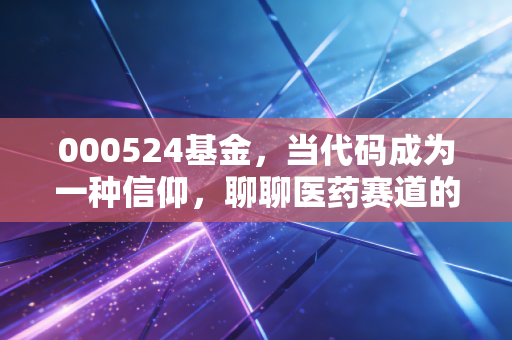 000524基金，当代码成为一种信仰，聊聊医药赛道的过山车与生存法则