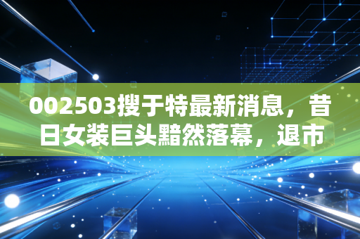 002503搜于特最新消息，昔日女装巨头黯然落幕，退市背后的真相与散户的痛