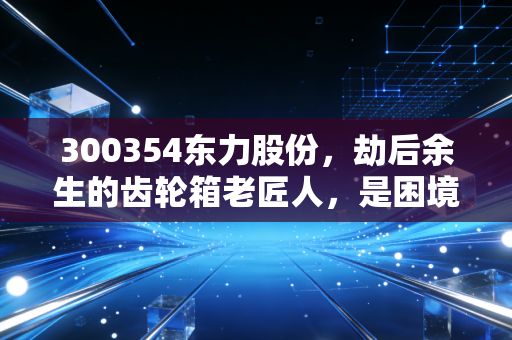 300354东力股份,劫后余生的齿轮箱老匠人,是困境反转的黄金坑还是平庸的修罗场?