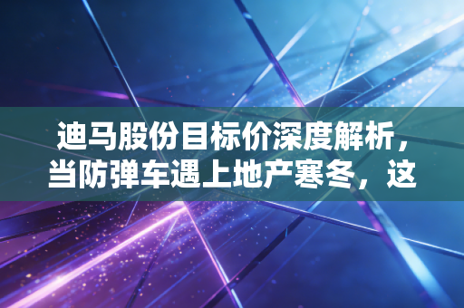 迪马股份目标价深度解析,当防弹车遇上地产寒冬,这笔账该怎么算?