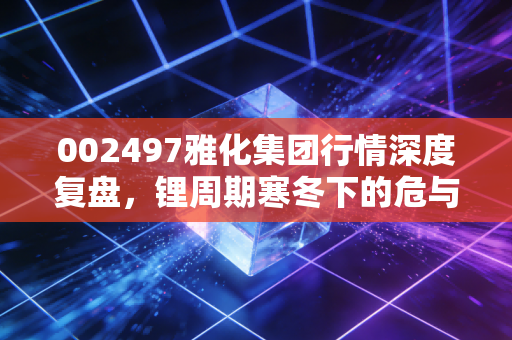 002497雅化集团行情深度复盘，锂周期寒冬下的危与机，散户该如何布局？