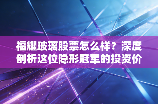 福耀玻璃股票怎么样?深度剖析这位隐形冠军的投资价值与未来隐忧