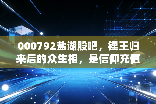 000792盐湖股吧，锂王归来后的众生相，是信仰充值还是最后的狂欢？