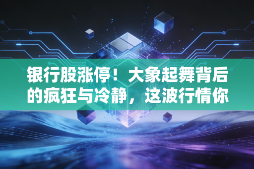 银行股涨停！大象起舞背后的疯狂与冷静，这波行情你跟不跟？