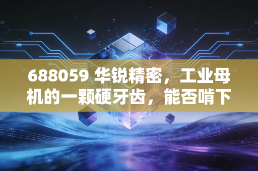 688059 华锐精密，工业母机的一颗硬牙齿，能否啃下高端制造这块硬骨头？