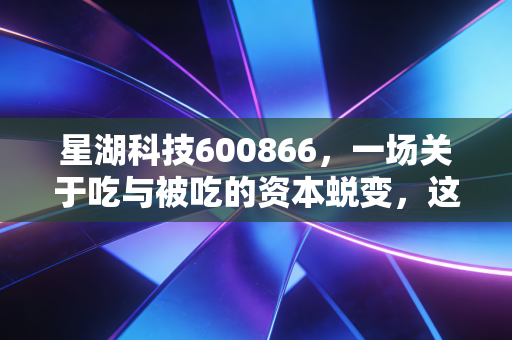 星湖科技600866，一场关于吃与被吃的资本蜕变，这只广东老牌国企还能疯多久？