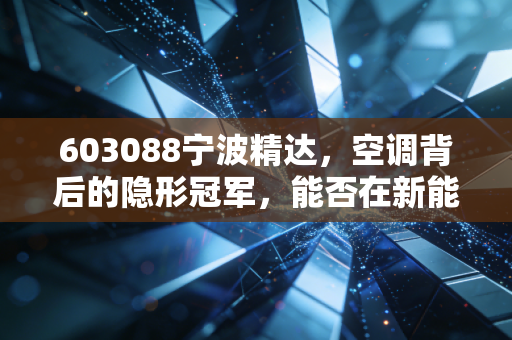 603088宁波精达，空调背后的隐形冠军，能否在新能源赛道再造一个春天？