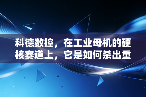 科德数控，在工业母机的硬核赛道上，它是如何杀出重围的？