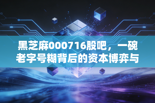 黑芝麻000716股吧，一碗老字号糊背后的资本博弈与散户众生相