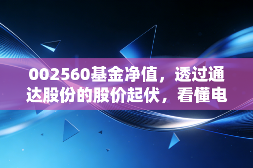 002560基金净值，透过通达股份的股价起伏，看懂电力基建的长期价值