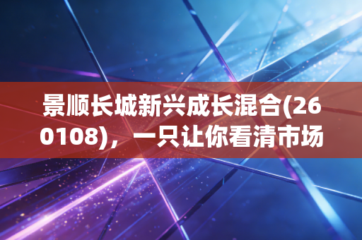 景顺长城新兴成长混合(260108),一只让你看清市场残酷与美丽的基金