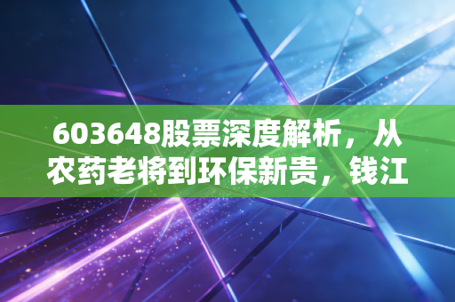 603648股票深度解析，从农药老将到环保新贵，钱江生化能否撑起你的财富梦想？