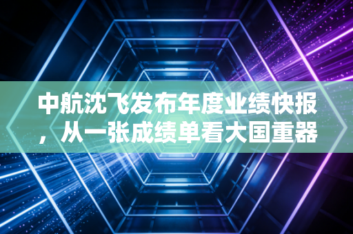 中航沈飞发布年度业绩快报，从一张成绩单看大国重器的含金量与投资心法