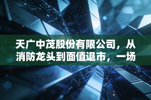 天广中茂股份有限公司,从消防龙头到面值退市,一场跨界并购的荒诞剧