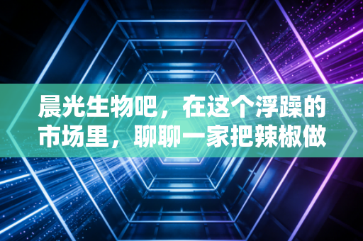 晨光生物吧,在这个浮躁的市场里,聊聊一家把辣椒做成世界冠军的慢公司