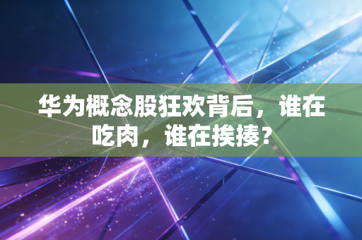 华为概念股狂欢背后，谁在吃肉，谁在挨揍？