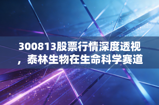300813股票行情深度透视，泰林生物在生命科学赛道的进击与困局