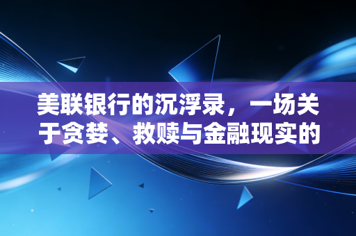 美联银行的沉浮录，一场关于贪婪、救赎与金融现实的深刻教训