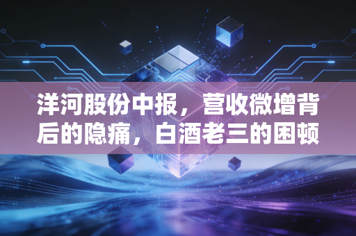 洋河股份中报,营收微增背后的隐痛,白酒老三的困顿与突围