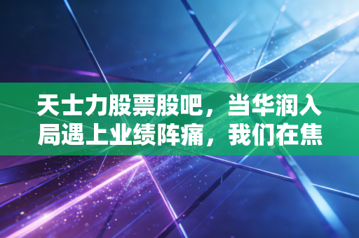 天士力股票股吧,当华润入局遇上业绩阵痛,我们在焦虑什么?