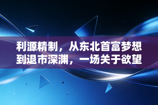 利源精制，从东北首富梦想到退市深渊，一场关于欲望与杠杆的残酷警示