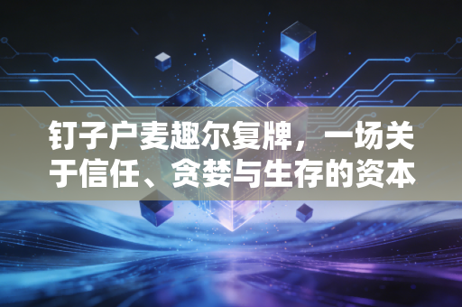 钉子户麦趣尔复牌，一场关于信任、贪婪与生存的资本孤勇者博弈