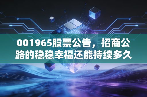 001965股票公告，招商公路的稳稳幸福还能持续多久？深度拆解这份年报背后的投资逻辑