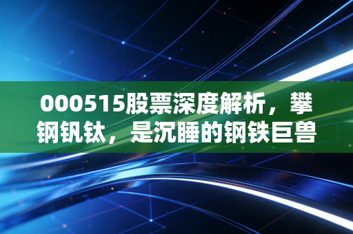 000515股票深度解析，攀钢钒钛，是沉睡的钢铁巨兽还是觉醒的能源新星？