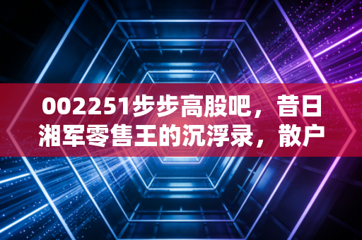 002251步步高股吧，昔日湘军零售王的沉浮录，散户眼中的希望与绝望