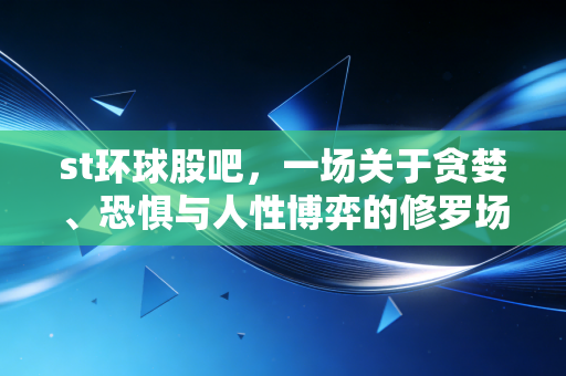 st环球股吧，一场关于贪婪、恐惧与人性博弈的修罗场