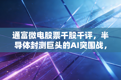 通富微电股票千股千评，半导体封测巨头的AI突围战，是黄金坑还是空中楼阁？