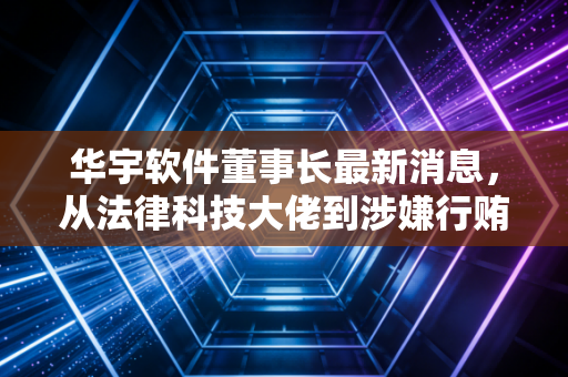 华宇软件董事长最新消息，从法律科技大佬到涉嫌行贿，邵学的沉浮录与投资者的血泪教训