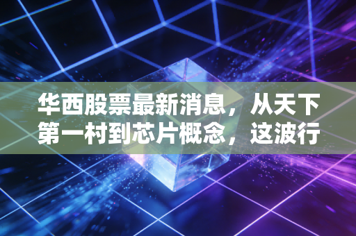 华西股票最新消息，从天下第一村到芯片概念，这波行情你跟不跟？