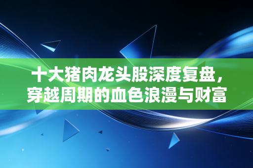 十大猪肉龙头股深度复盘，穿越周期的血色浪漫与财富密码