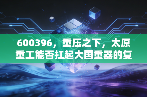 600396,重压之下,太原重工能否扛起大国重器的复兴大旗?