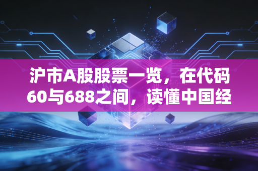 沪市A股股票一览,在代码60与688之间,读懂中国经济的底色与野心